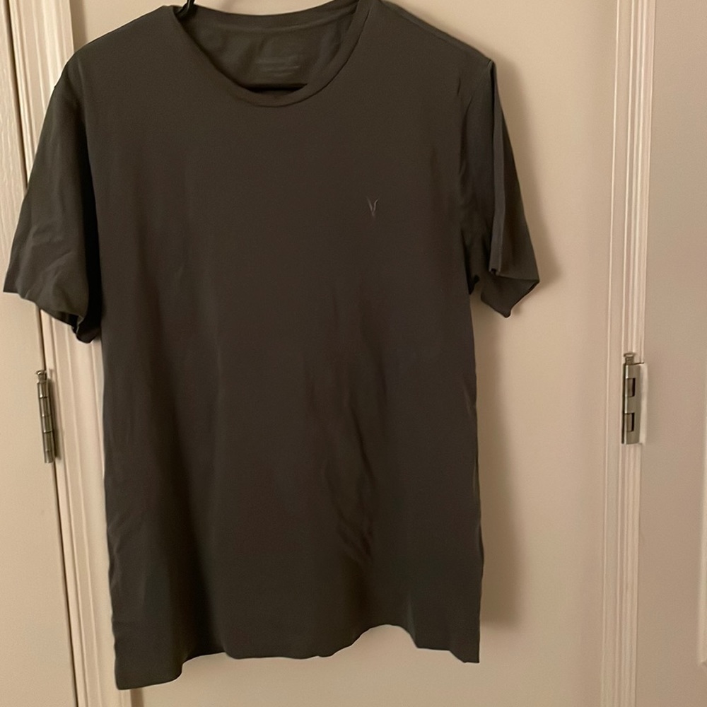 Olive Green/ Gray All Saints T shirt